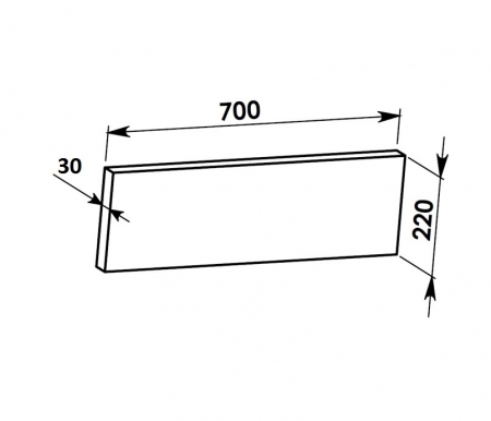 700x220x30 (LD 800): Liaporov deska