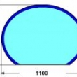 110x93cm RAGIEVIT 6mm: Sklo pod kamna