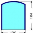 100X110cm SVAROIC 8mm : Kalen sklo pod kamna