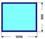 100x90cm STRIBOG 8mm (stedn) : Kalen sklo pod kamna