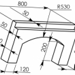 800x400x100(LD800): Klenba n�zk�