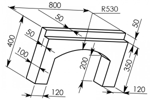 800x400x100(LD800): Klenba n�zk�